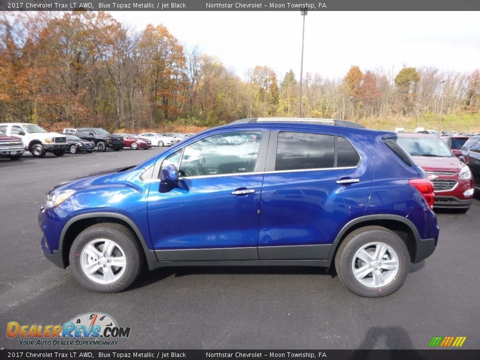2017 Chevrolet Trax LT AWD Blue Topaz Metallic / Jet Black Photo #9