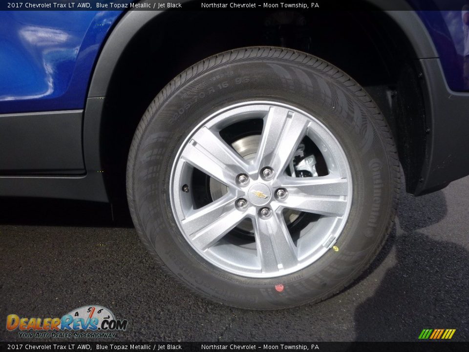 2017 Chevrolet Trax LT AWD Blue Topaz Metallic / Jet Black Photo #10