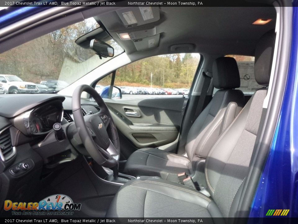 2017 Chevrolet Trax LT AWD Blue Topaz Metallic / Jet Black Photo #11