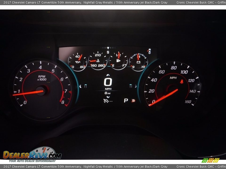 2017 Chevrolet Camaro LT Convertible 50th Anniversary Gauges Photo #14