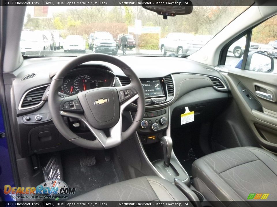 2017 Chevrolet Trax LT AWD Blue Topaz Metallic / Jet Black Photo #13