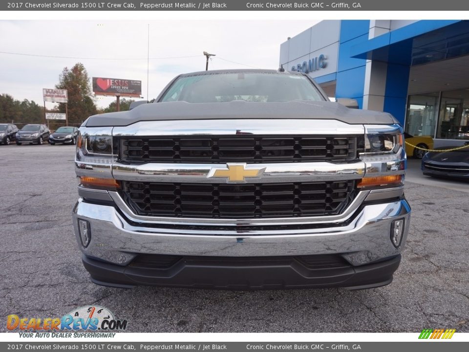 2017 Chevrolet Silverado 1500 LT Crew Cab Pepperdust Metallic / Jet Black Photo #2