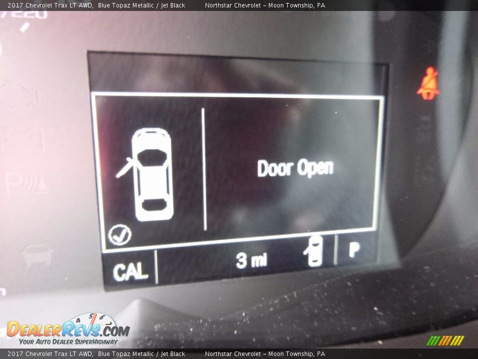 2017 Chevrolet Trax LT AWD Blue Topaz Metallic / Jet Black Photo #20