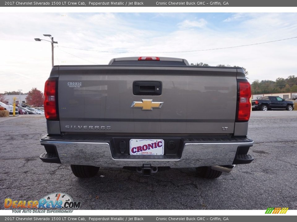 2017 Chevrolet Silverado 1500 LT Crew Cab Pepperdust Metallic / Jet Black Photo #6