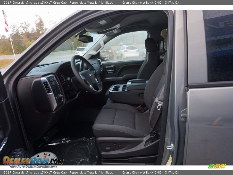 Front Seat of 2017 Chevrolet Silverado 1500 LT Crew Cab Photo #9