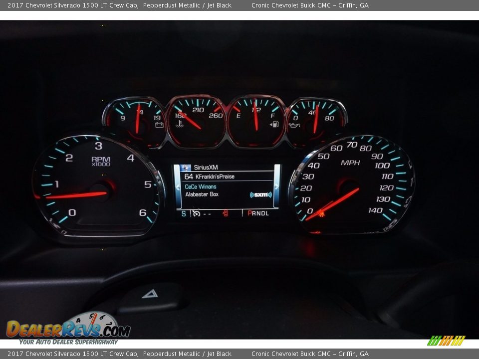 2017 Chevrolet Silverado 1500 LT Crew Cab Gauges Photo #14