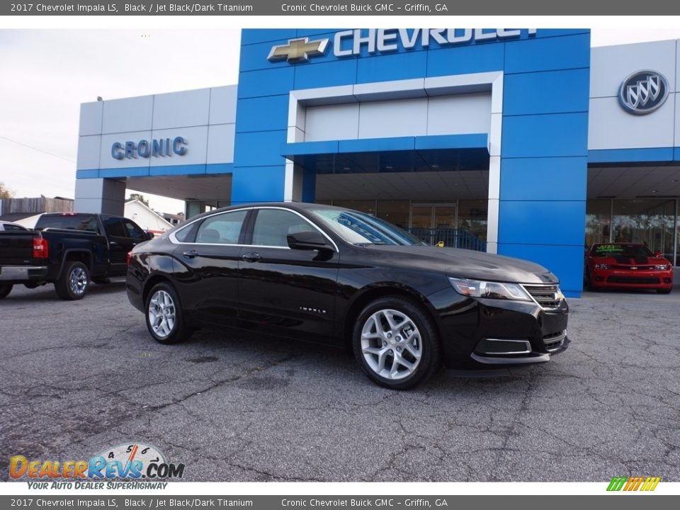 2017 Chevrolet Impala LS Black / Jet Black/Dark Titanium Photo #1