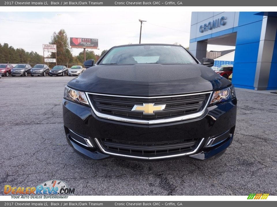 2017 Chevrolet Impala LS Black / Jet Black/Dark Titanium Photo #2