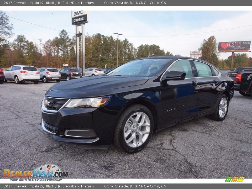 2017 Chevrolet Impala LS Black / Jet Black/Dark Titanium Photo #3