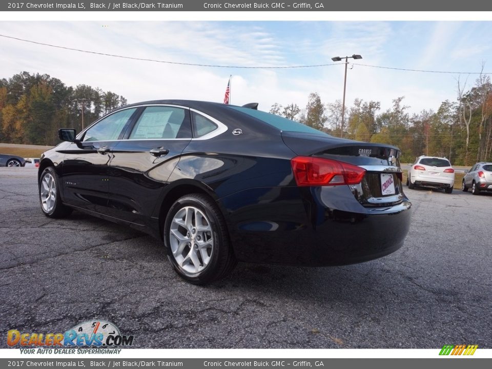 2017 Chevrolet Impala LS Black / Jet Black/Dark Titanium Photo #5