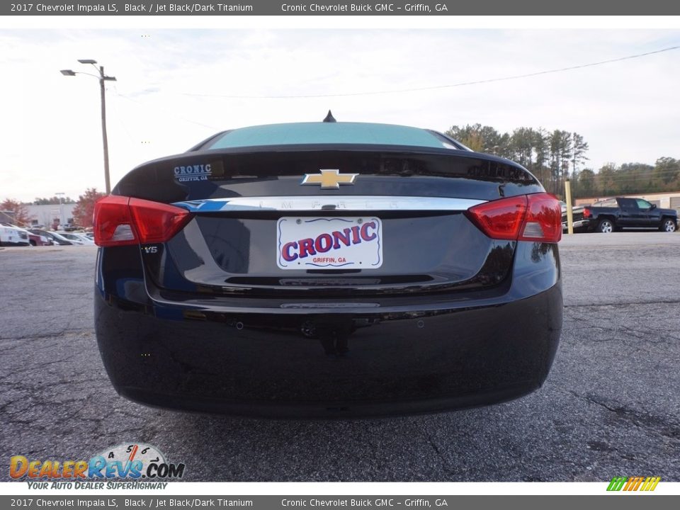 2017 Chevrolet Impala LS Black / Jet Black/Dark Titanium Photo #6