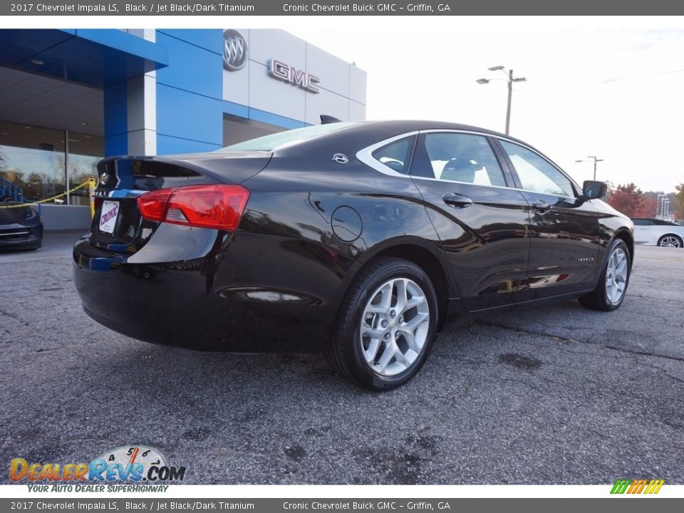 2017 Chevrolet Impala LS Black / Jet Black/Dark Titanium Photo #7
