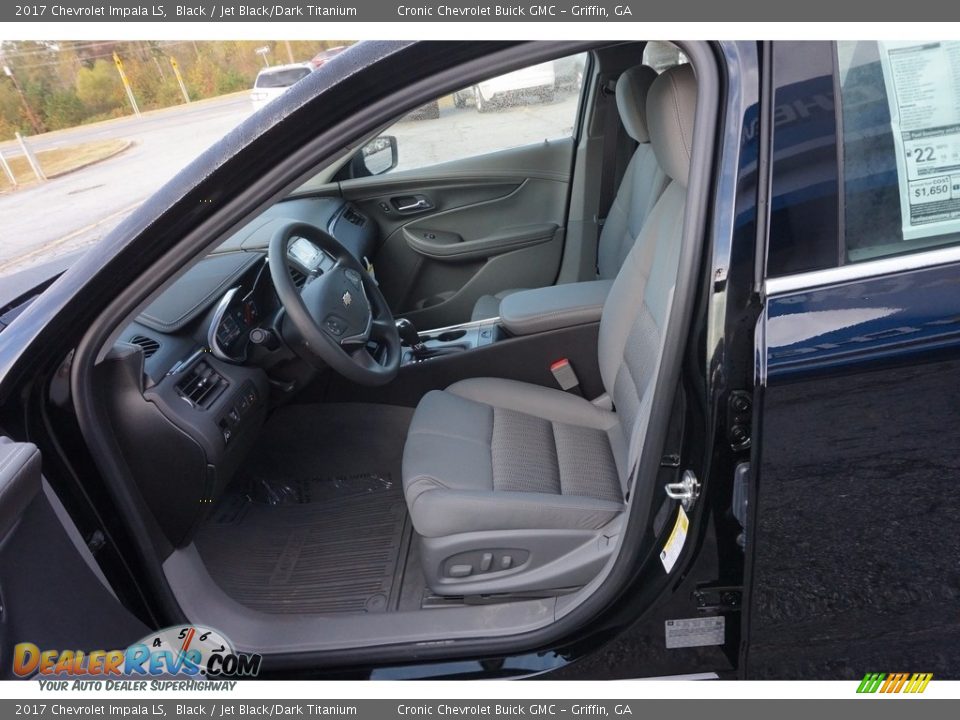2017 Chevrolet Impala LS Black / Jet Black/Dark Titanium Photo #9
