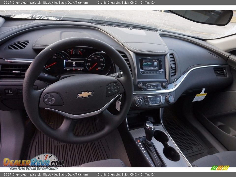 2017 Chevrolet Impala LS Black / Jet Black/Dark Titanium Photo #10