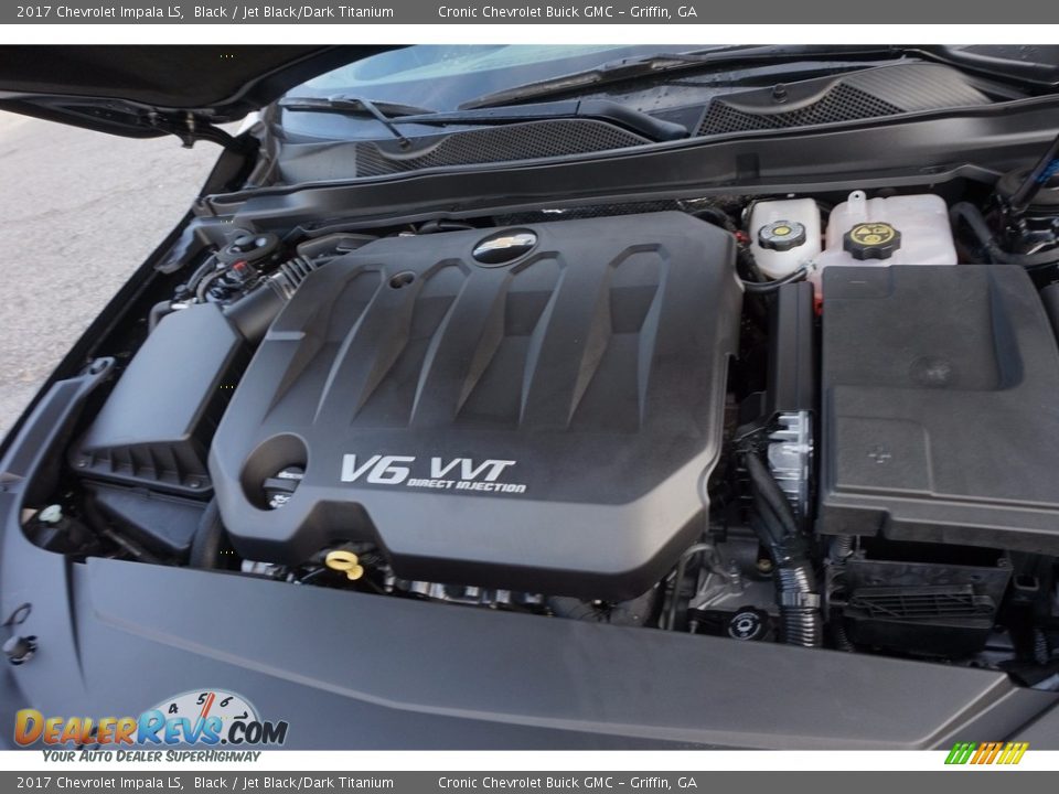 2017 Chevrolet Impala LS Black / Jet Black/Dark Titanium Photo #12