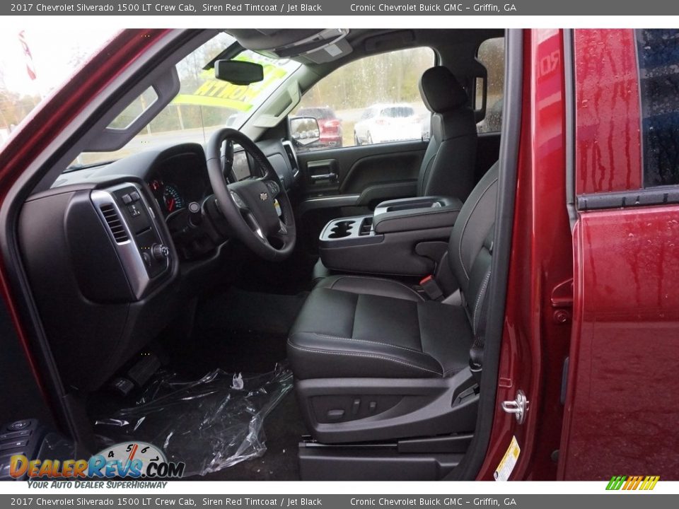 Jet Black Interior - 2017 Chevrolet Silverado 1500 LT Crew Cab Photo #9