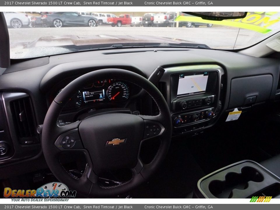 2017 Chevrolet Silverado 1500 LT Crew Cab Siren Red Tintcoat / Jet Black Photo #10