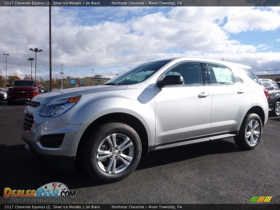 2017 Chevrolet Equinox LS Silver Ice Metallic / Jet Black Photo #1