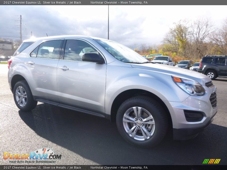 2017 Chevrolet Equinox LS Silver Ice Metallic / Jet Black Photo #3