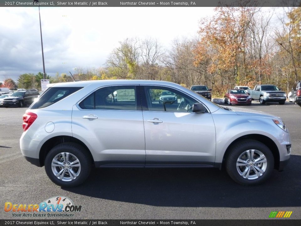 2017 Chevrolet Equinox LS Silver Ice Metallic / Jet Black Photo #4