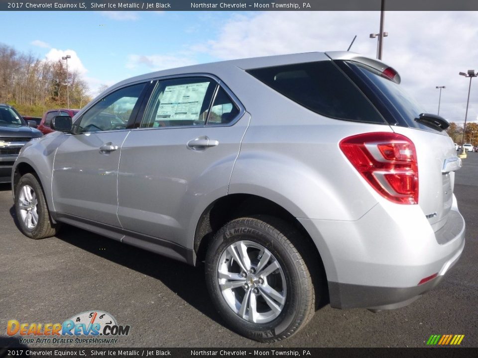 2017 Chevrolet Equinox LS Silver Ice Metallic / Jet Black Photo #9