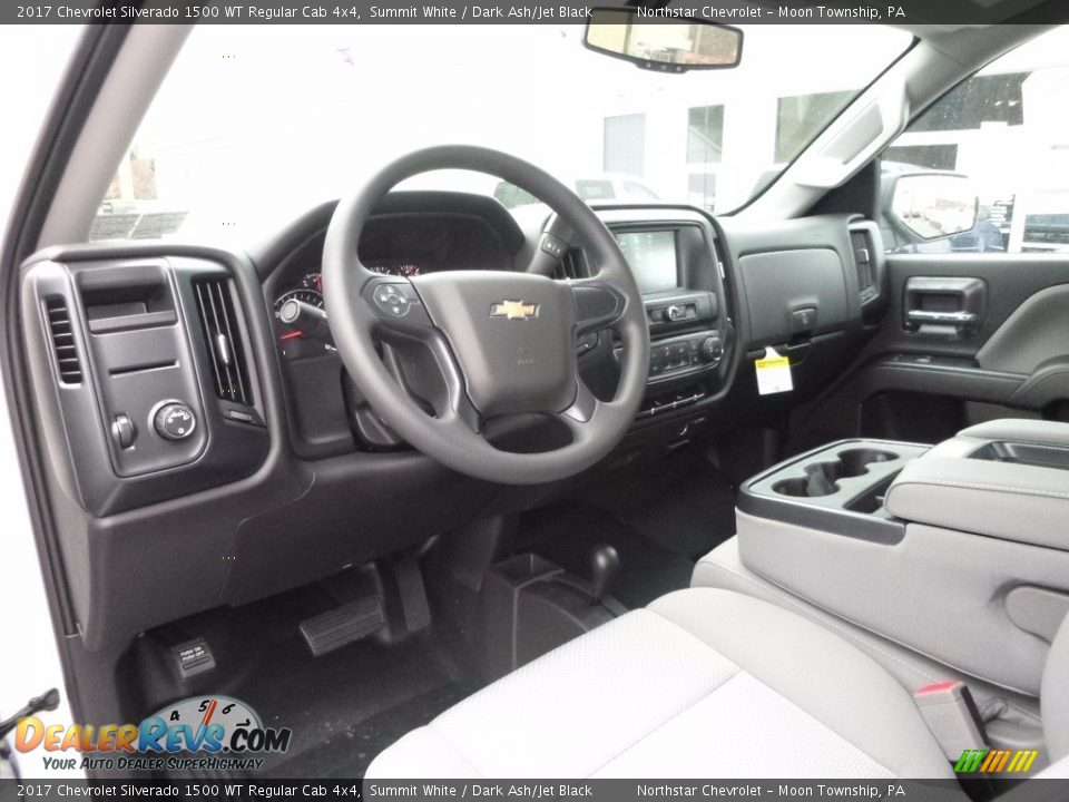 2017 Chevrolet Silverado 1500 WT Regular Cab 4x4 Summit White / Dark Ash/Jet Black Photo #12