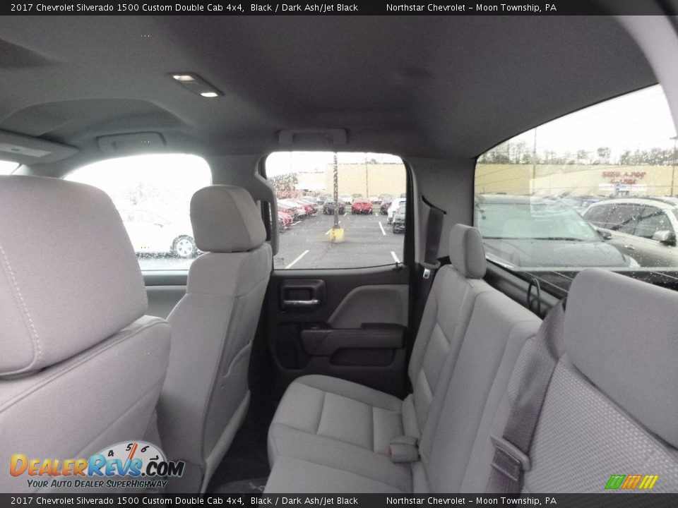 Rear Seat of 2017 Chevrolet Silverado 1500 Custom Double Cab 4x4 Photo #12