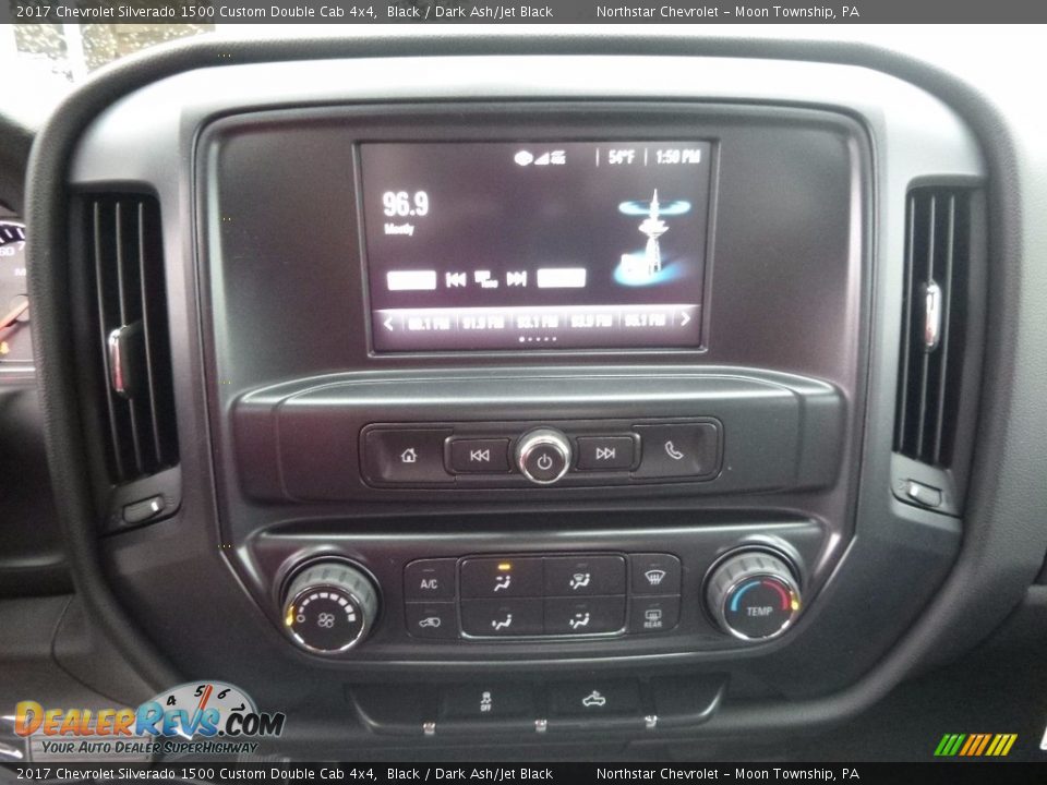 2017 Chevrolet Silverado 1500 Custom Double Cab 4x4 Black / Dark Ash/Jet Black Photo #19