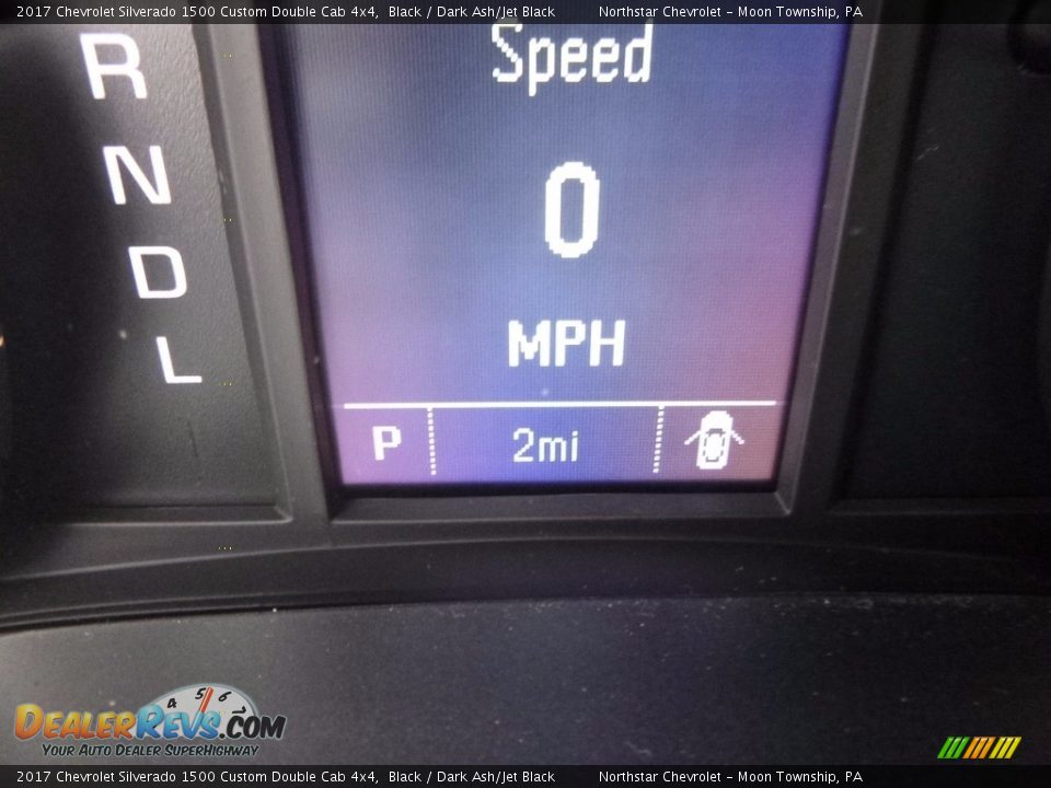 2017 Chevrolet Silverado 1500 Custom Double Cab 4x4 Black / Dark Ash/Jet Black Photo #20