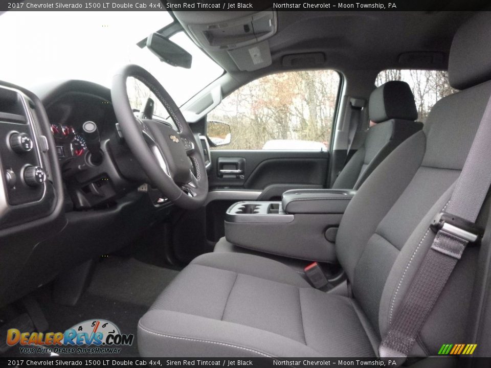 Front Seat of 2017 Chevrolet Silverado 1500 LT Double Cab 4x4 Photo #10