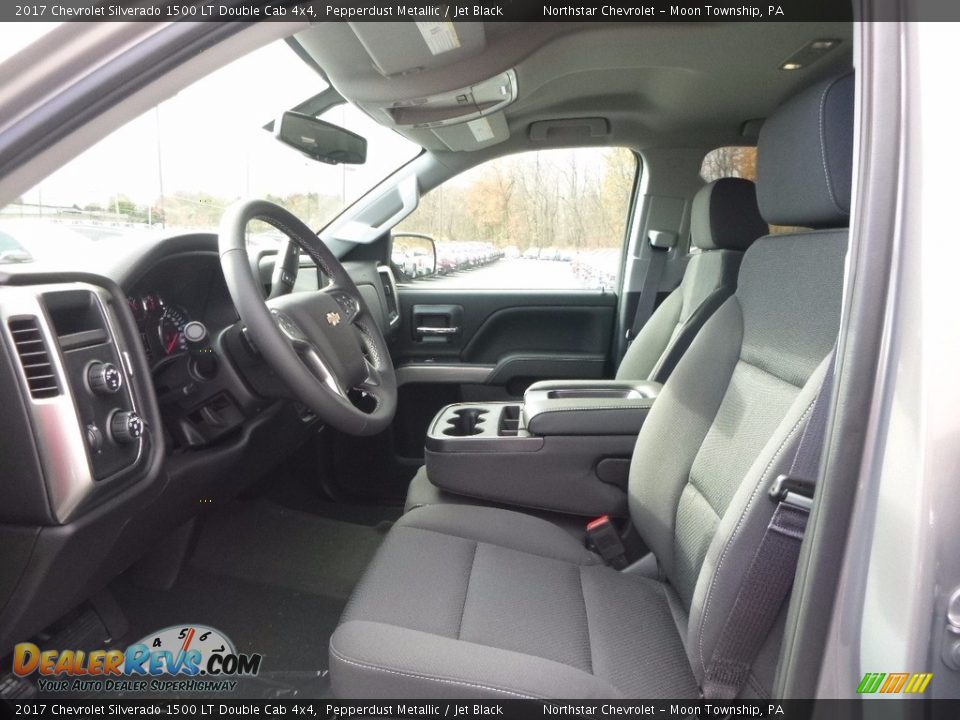 Front Seat of 2017 Chevrolet Silverado 1500 LT Double Cab 4x4 Photo #10