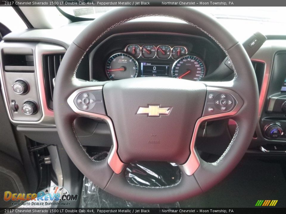 2017 Chevrolet Silverado 1500 LT Double Cab 4x4 Steering Wheel Photo #17