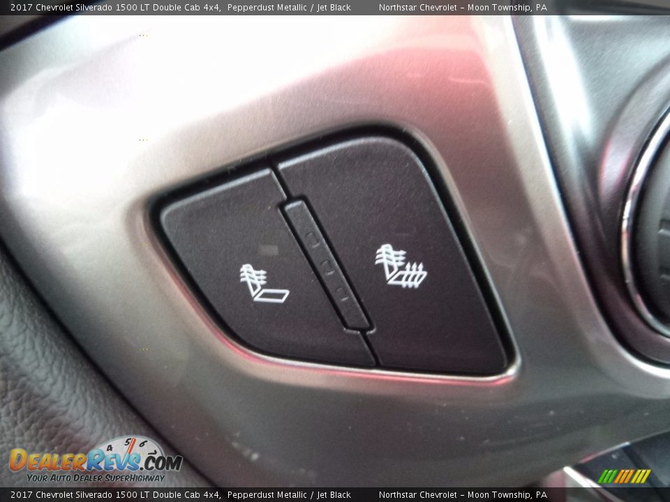 2017 Chevrolet Silverado 1500 LT Double Cab 4x4 Pepperdust Metallic / Jet Black Photo #18