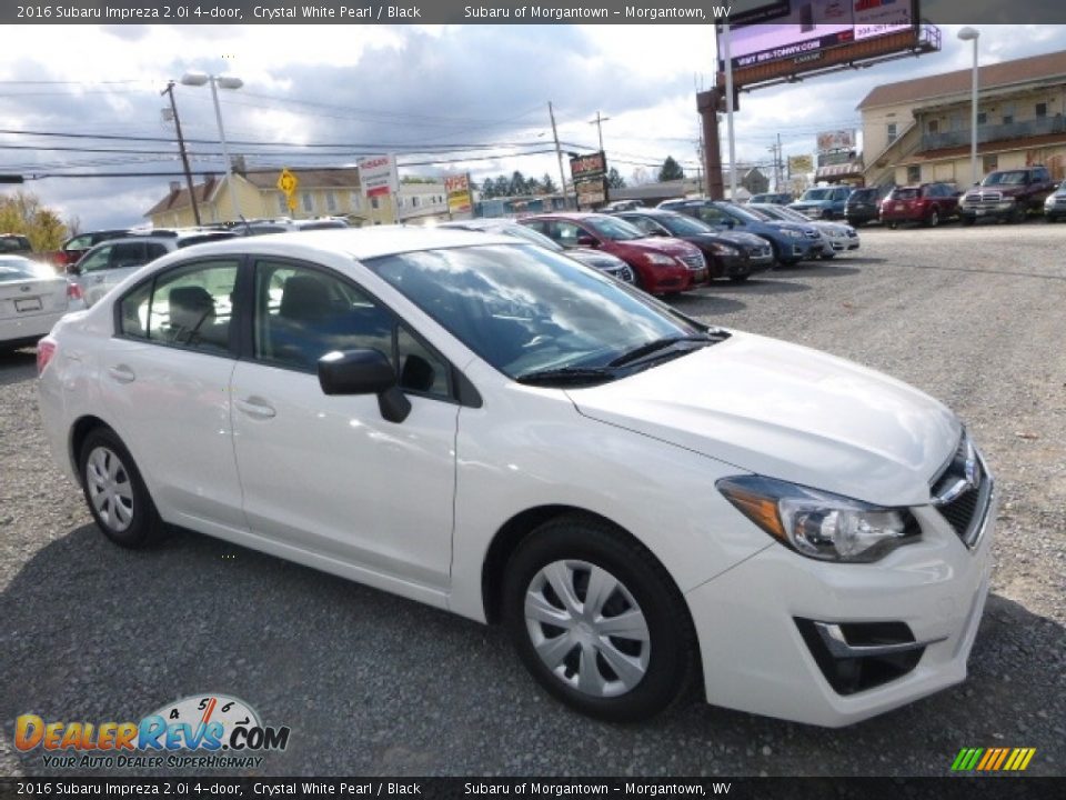 2016 Subaru Impreza 2.0i 4-door Crystal White Pearl / Black Photo #1