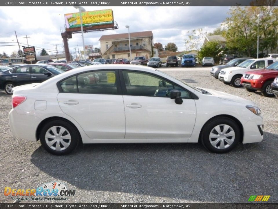 2016 Subaru Impreza 2.0i 4-door Crystal White Pearl / Black Photo #6