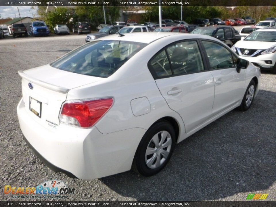 2016 Subaru Impreza 2.0i 4-door Crystal White Pearl / Black Photo #7