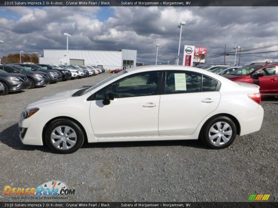 2016 Subaru Impreza 2.0i 4-door Crystal White Pearl / Black Photo #10