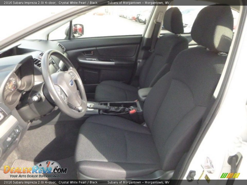 2016 Subaru Impreza 2.0i 4-door Crystal White Pearl / Black Photo #13