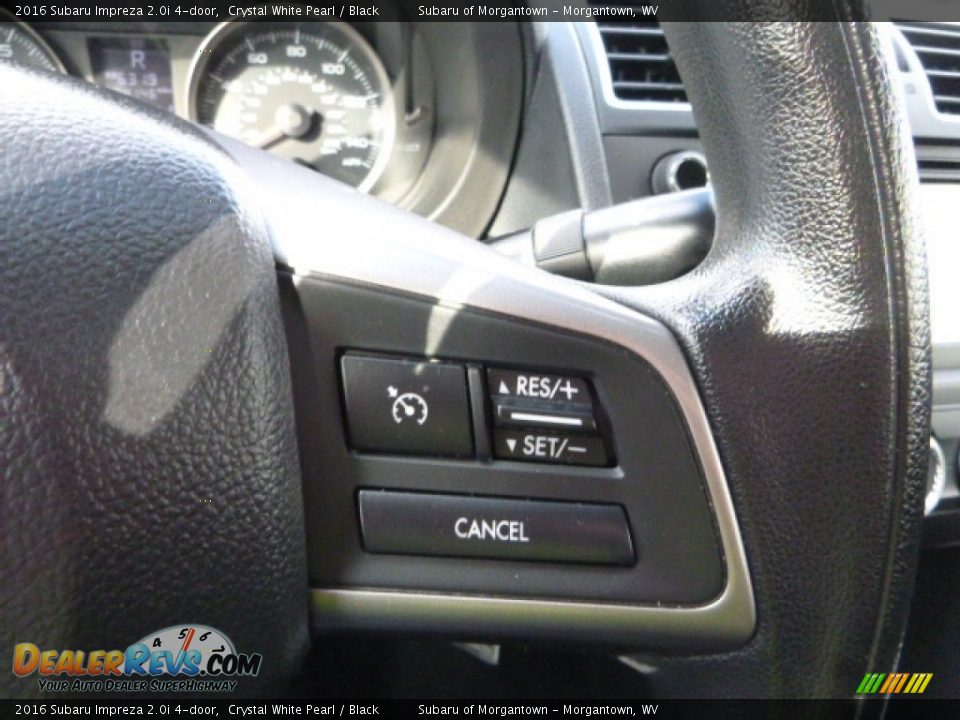2016 Subaru Impreza 2.0i 4-door Crystal White Pearl / Black Photo #21