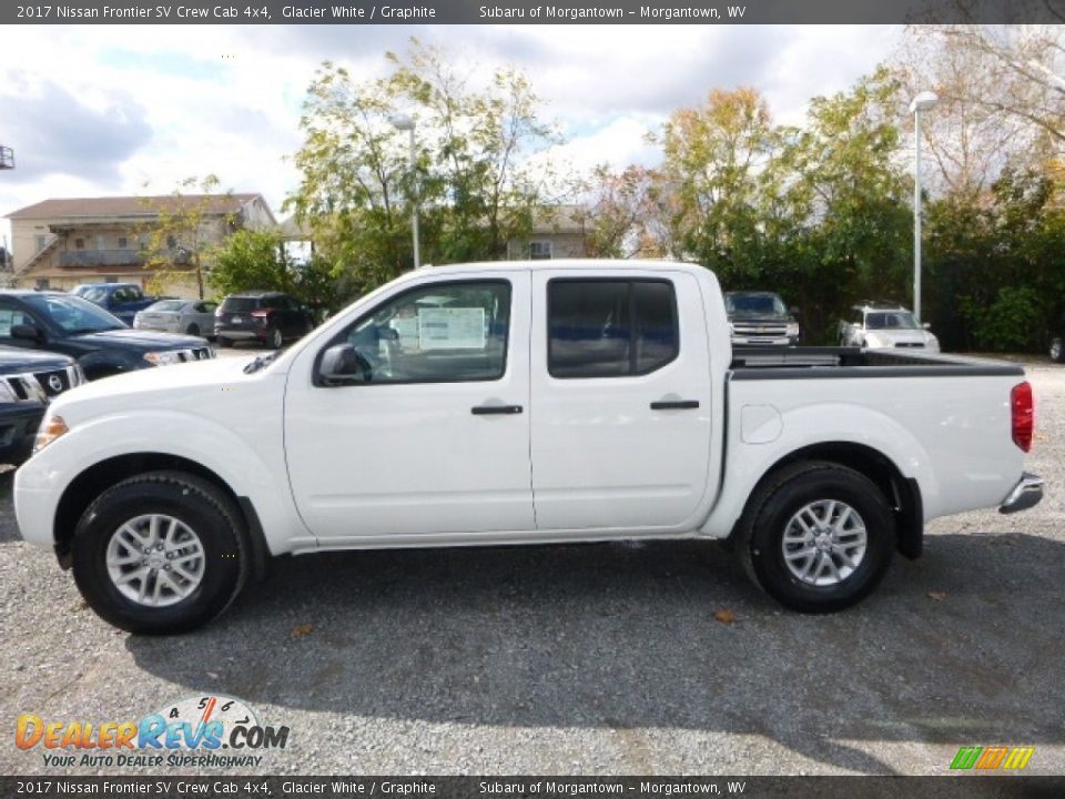 Glacier White 2017 Nissan Frontier SV Crew Cab 4x4 Photo #11