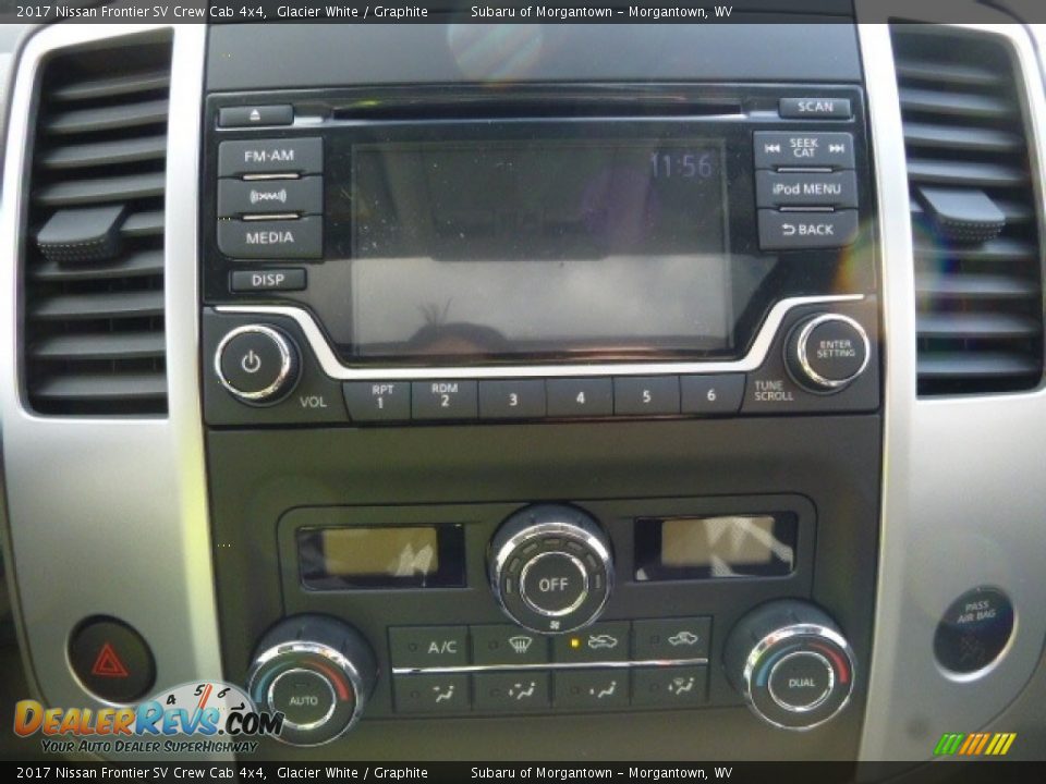 Controls of 2017 Nissan Frontier SV Crew Cab 4x4 Photo #17
