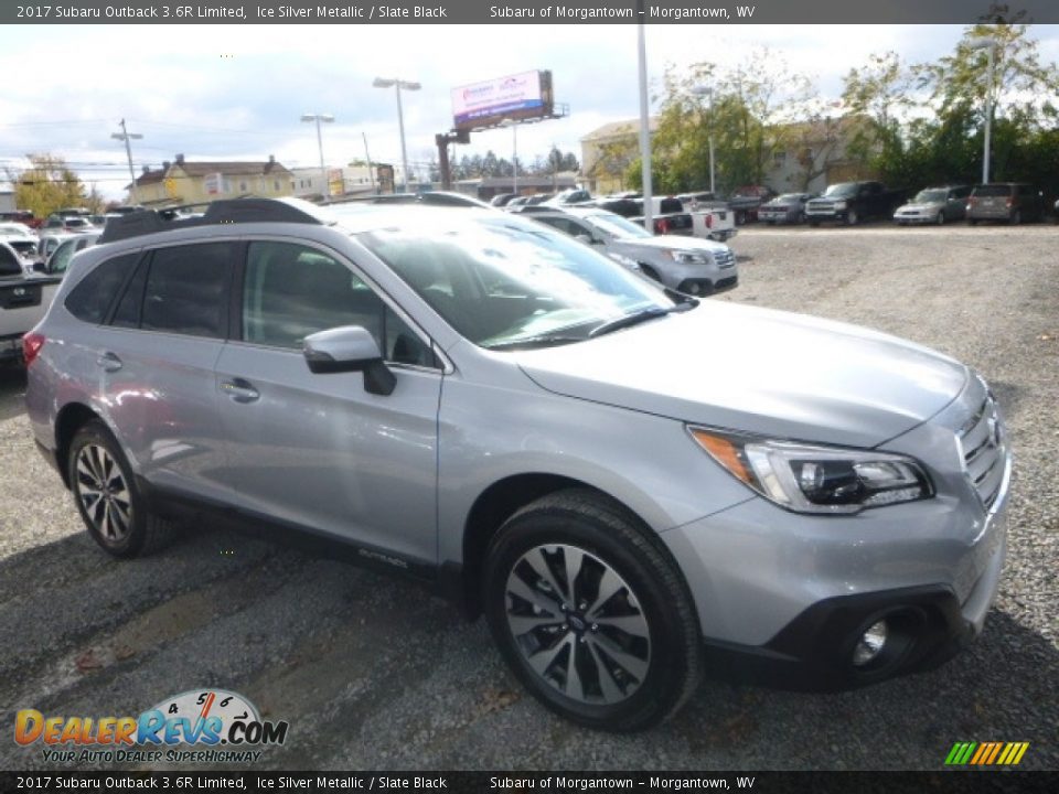 2017 Subaru Outback 3.6R Limited Ice Silver Metallic / Slate Black Photo #1