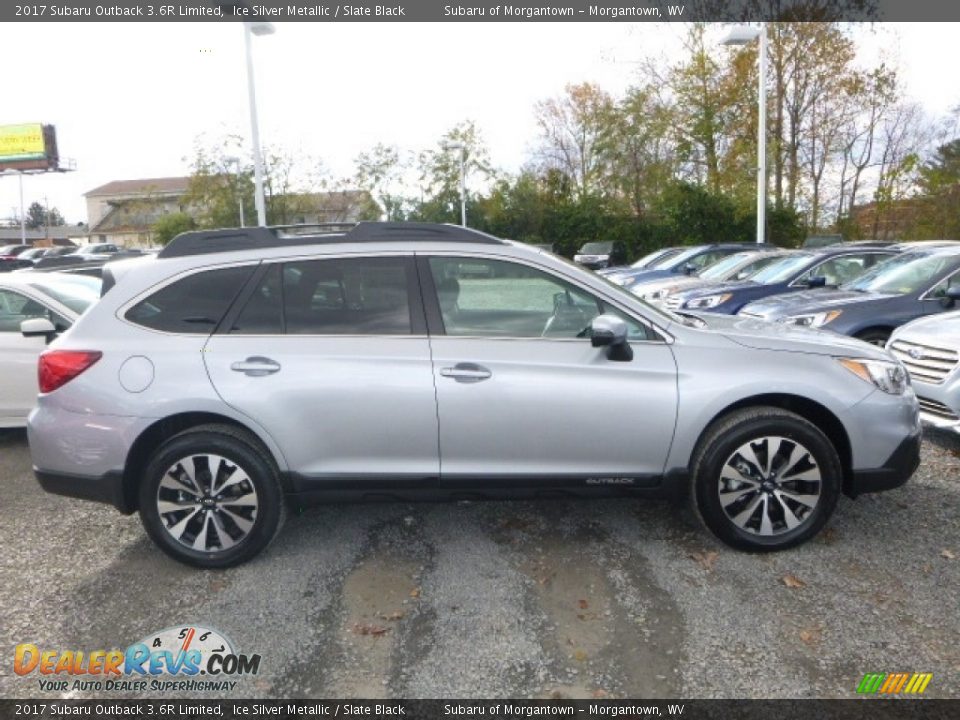 2017 Subaru Outback 3.6R Limited Ice Silver Metallic / Slate Black Photo #6