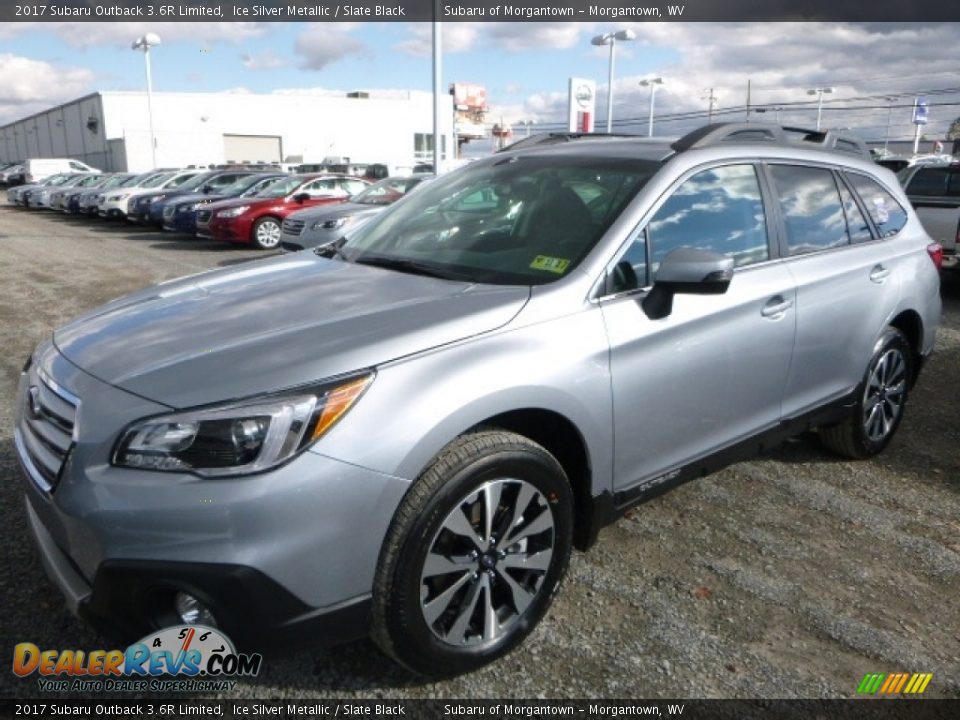 2017 Subaru Outback 3.6R Limited Ice Silver Metallic / Slate Black Photo #11