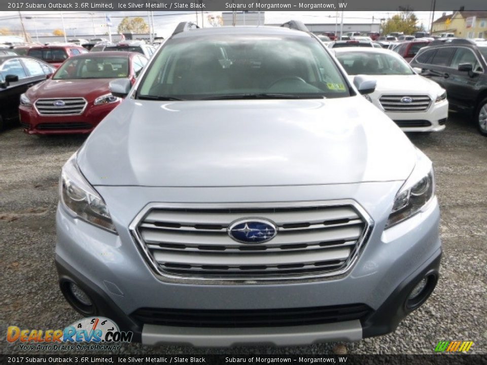 2017 Subaru Outback 3.6R Limited Ice Silver Metallic / Slate Black Photo #12