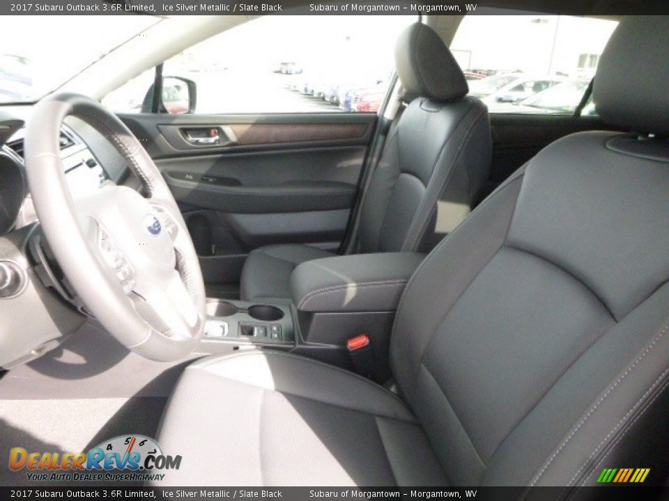 2017 Subaru Outback 3.6R Limited Ice Silver Metallic / Slate Black Photo #13