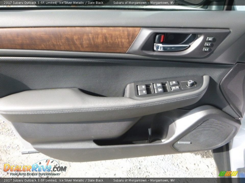 2017 Subaru Outback 3.6R Limited Ice Silver Metallic / Slate Black Photo #14