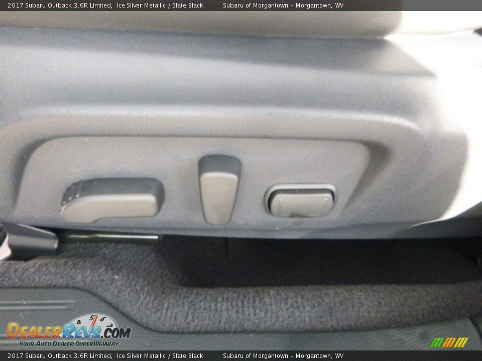 2017 Subaru Outback 3.6R Limited Ice Silver Metallic / Slate Black Photo #15