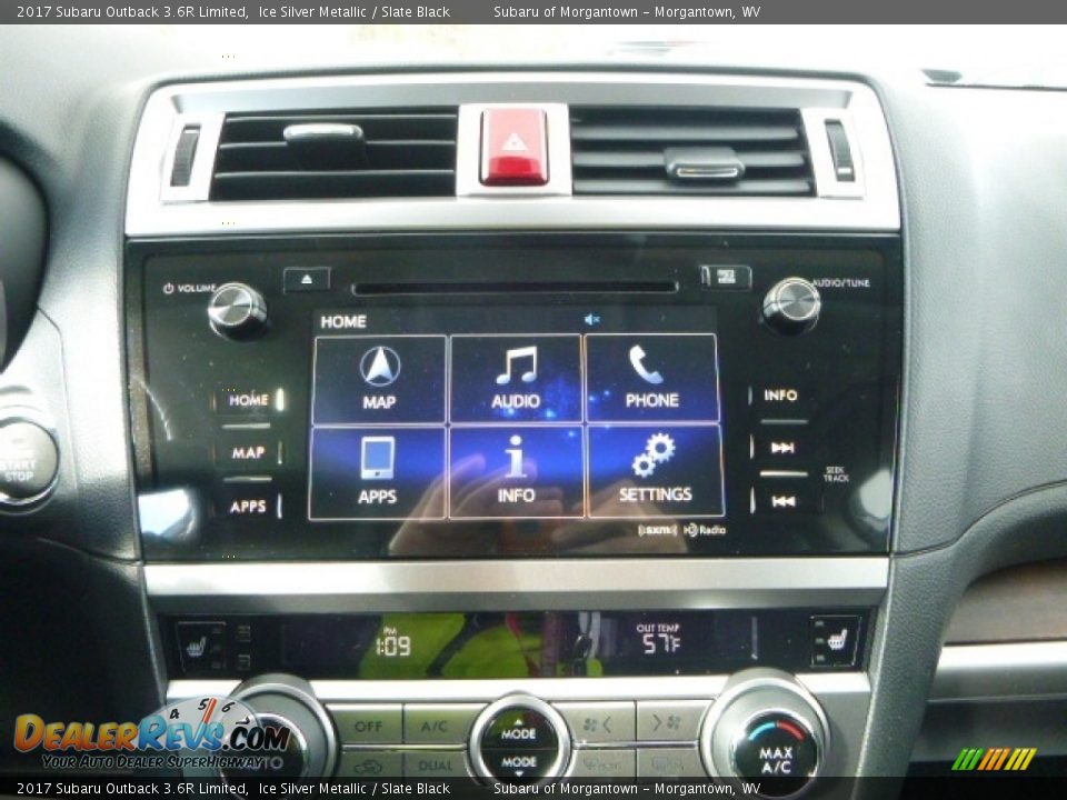 2017 Subaru Outback 3.6R Limited Ice Silver Metallic / Slate Black Photo #18