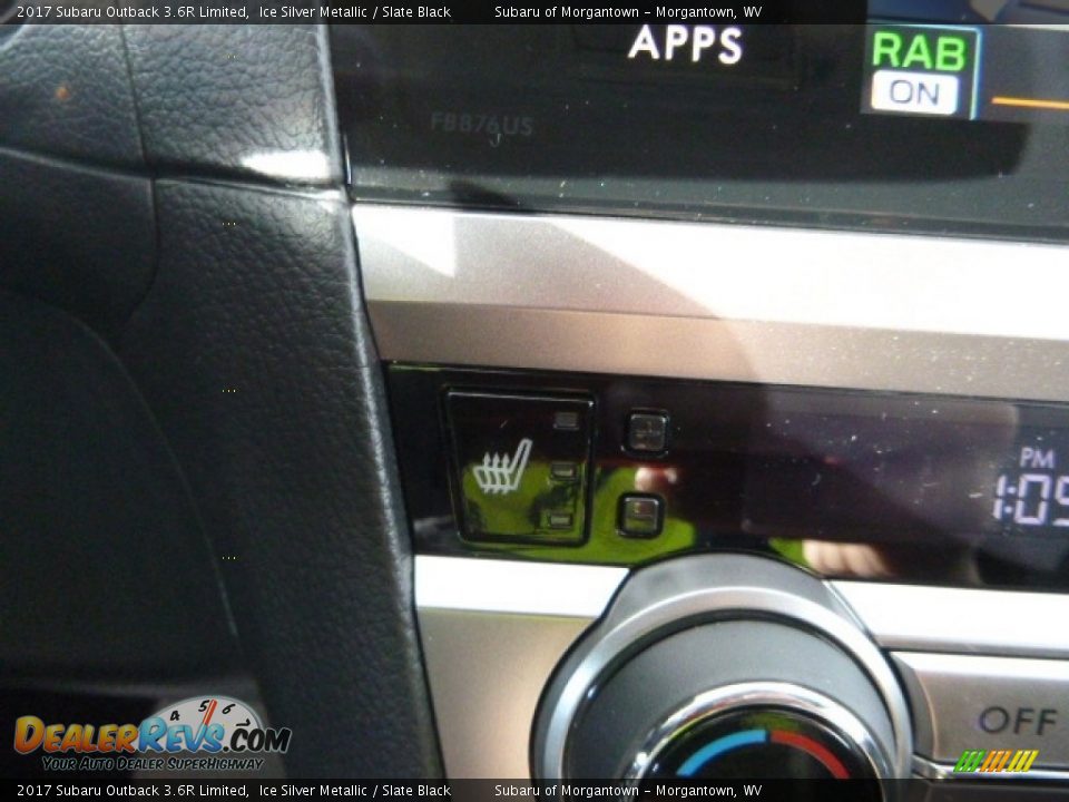 2017 Subaru Outback 3.6R Limited Ice Silver Metallic / Slate Black Photo #20